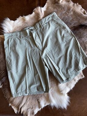 Hurley Men's “Phantom” Light Sage Green Flat Front Shorts